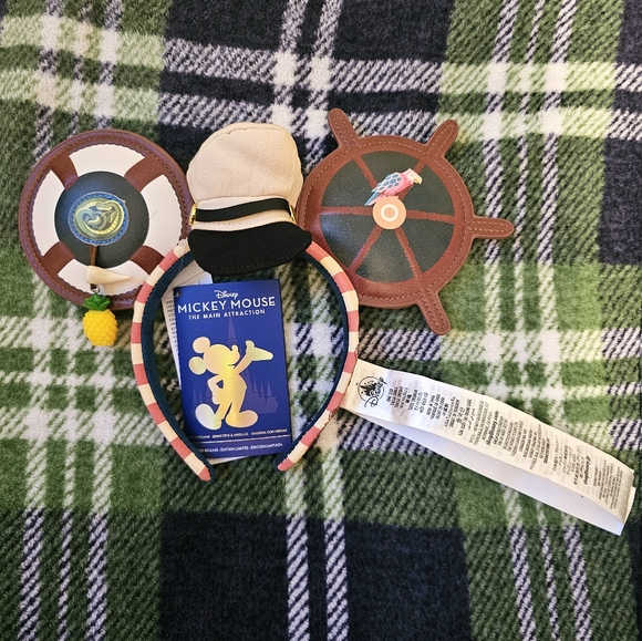 NEW Disney 50th Mickey Mouse Main Attraction Jungle Cruise Ears Headband - Picture 1 of 16